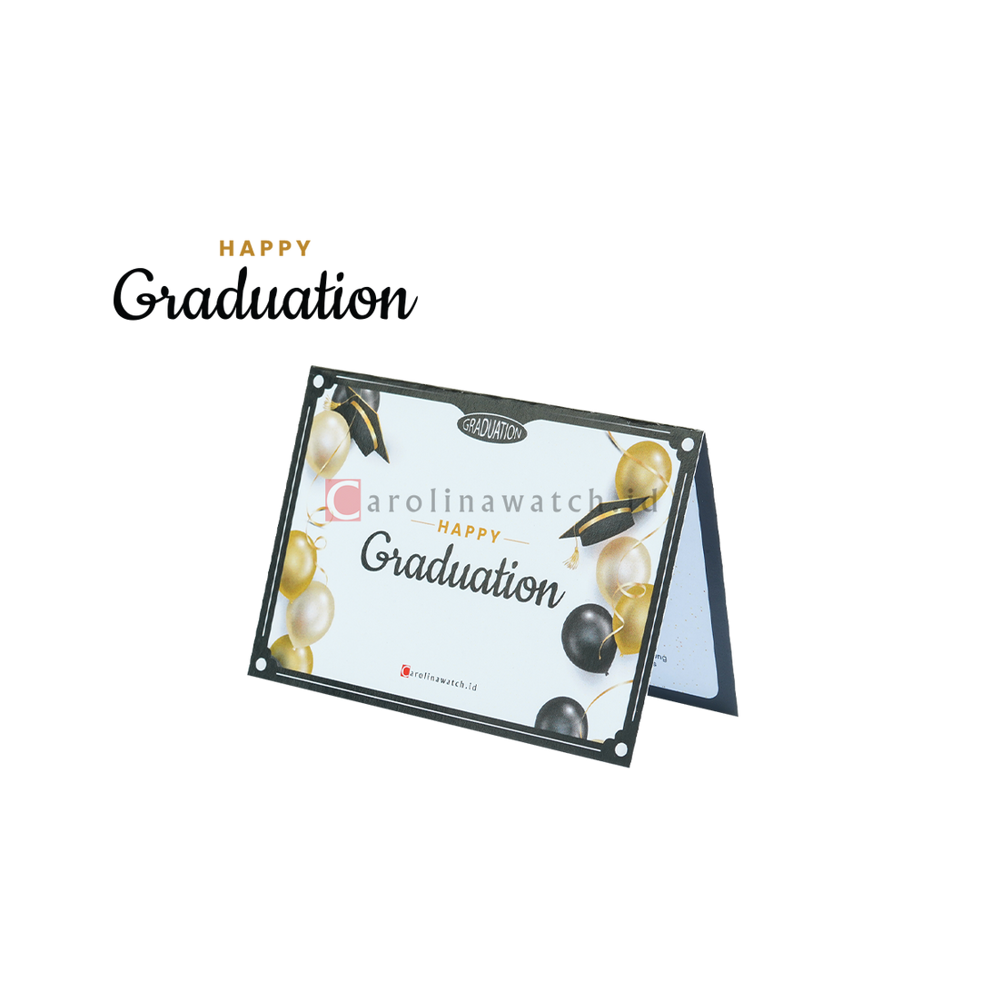 Kartu Ucapan / Greeting Card CAROLINAWATCH.ID (Happy Graduation)