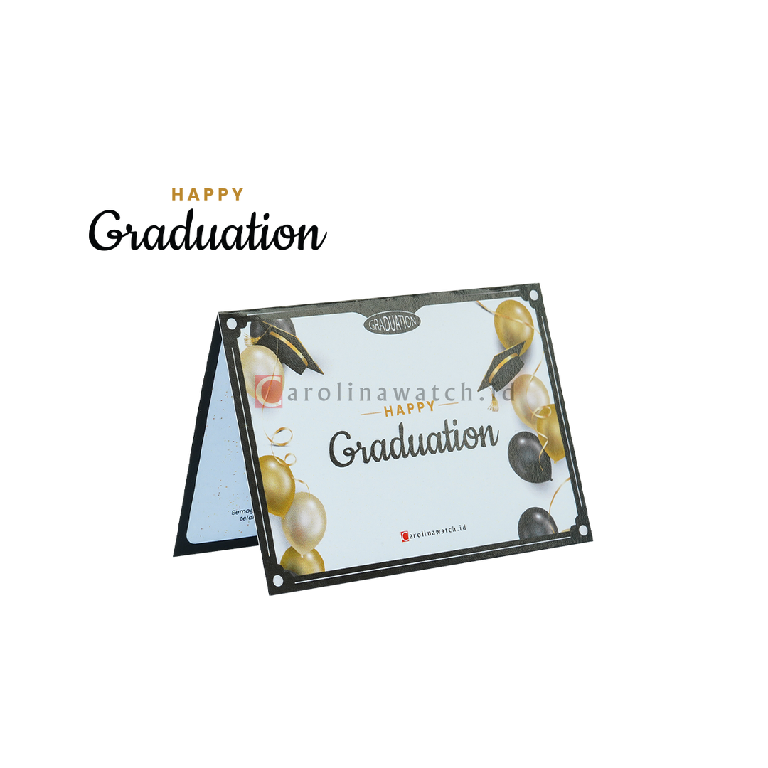 Kartu Ucapan / Greeting Card CAROLINAWATCH.ID (Happy Graduation)
