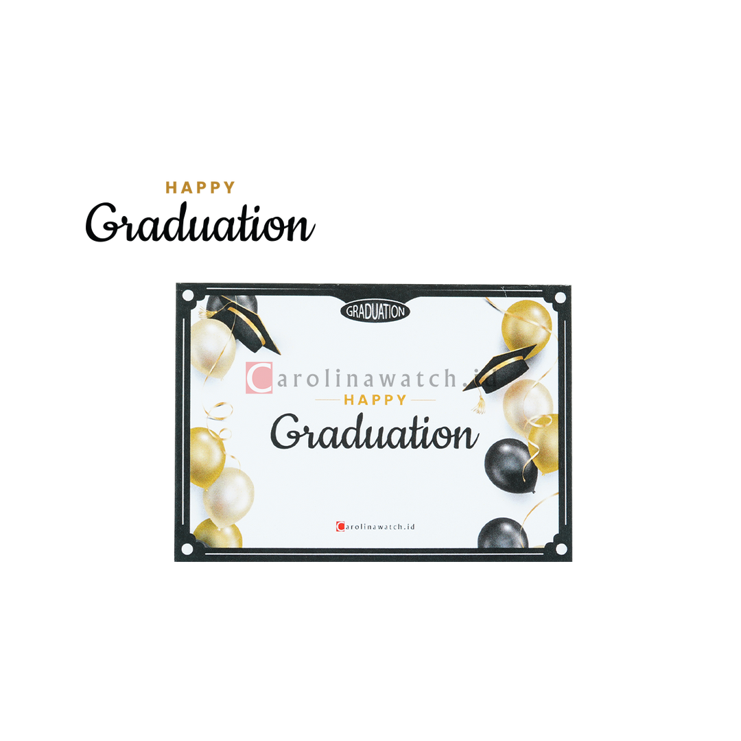 Kartu Ucapan / Greeting Card CAROLINAWATCH.ID (Happy Graduation)