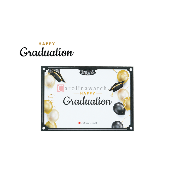 Kartu Ucapan / Greeting Card CAROLINAWATCH.ID (Happy Graduation)