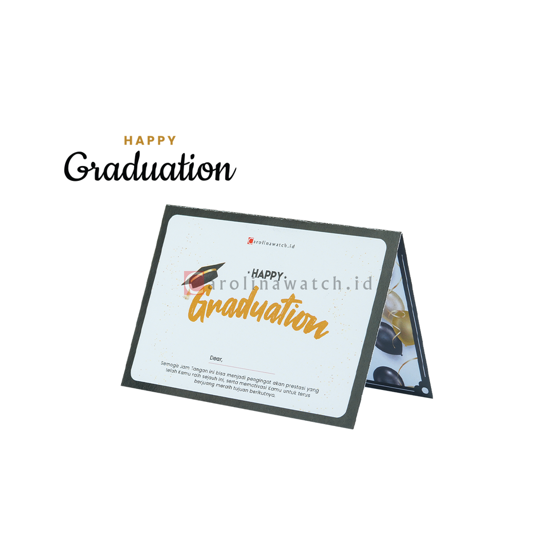 Kartu Ucapan / Greeting Card CAROLINAWATCH.ID (Happy Graduation)