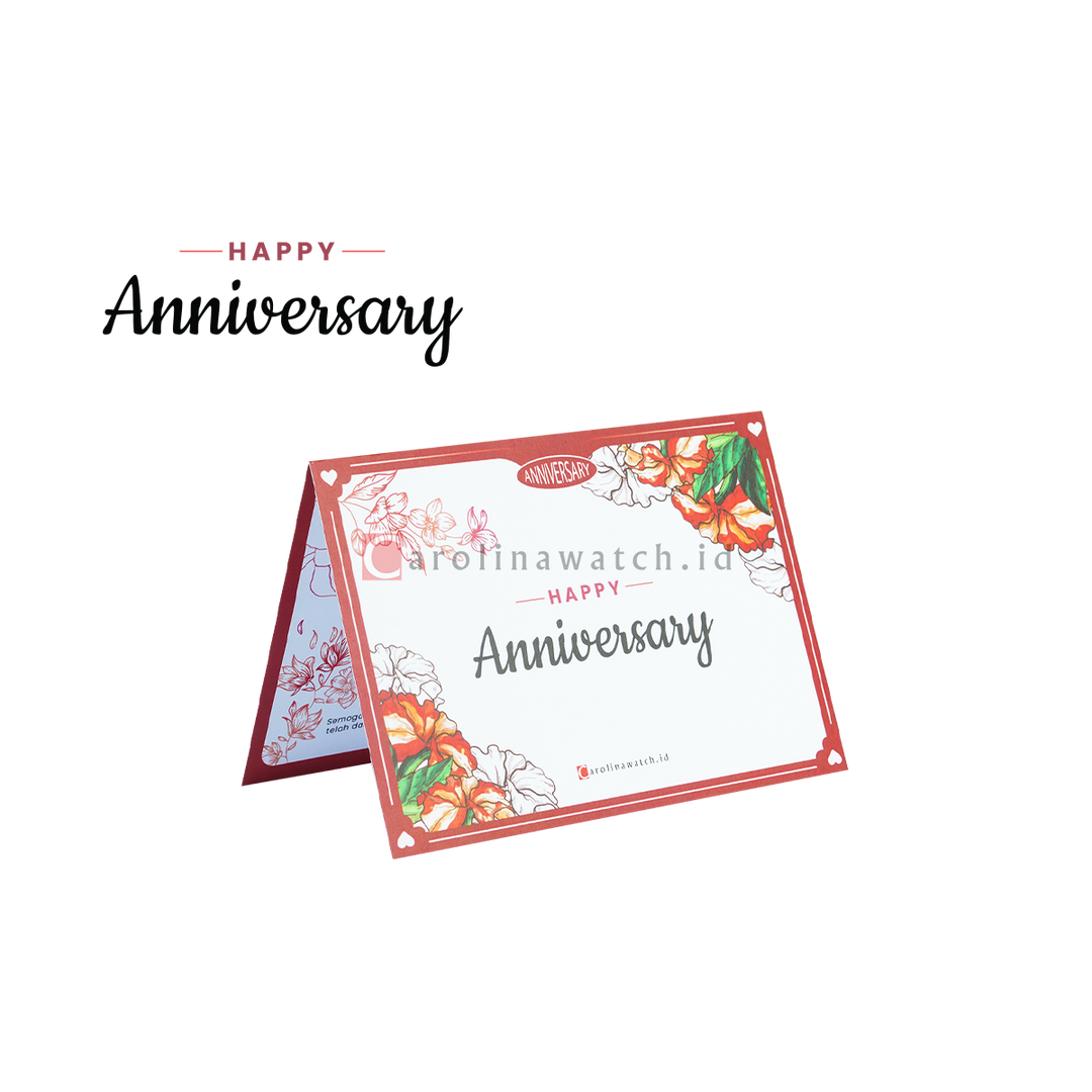 Kartu Ucapan / Greeting Card CAROLINAWATCH.ID (Happy Anniversary)