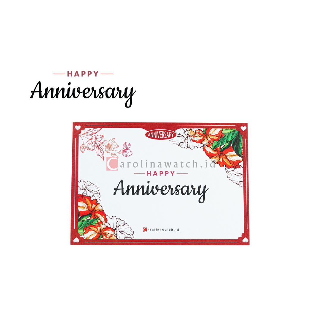 Kartu Ucapan / Greeting Card CAROLINAWATCH.ID (Happy Anniversary)