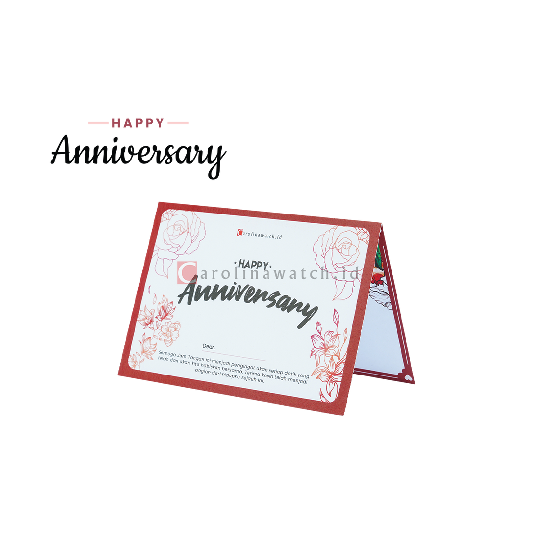 Kartu Ucapan / Greeting Card CAROLINAWATCH.ID (Happy Anniversary)