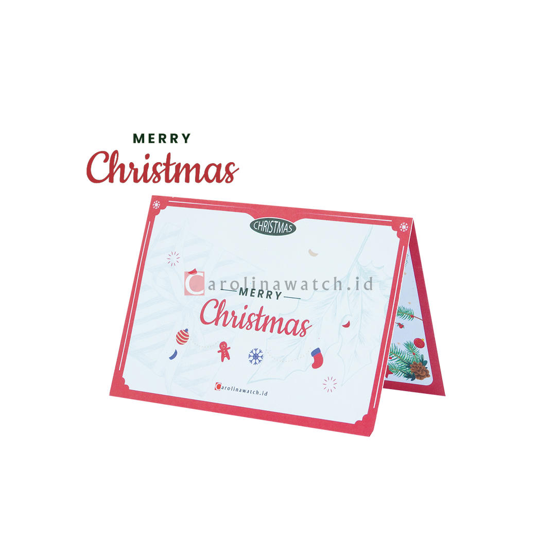 Kartu Ucapan / Greeting Card CAROLINAWATCH.ID (Merry Christmas)
