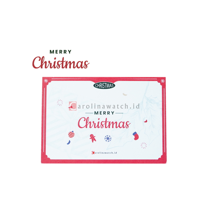 Kartu Ucapan / Greeting Card CAROLINAWATCH.ID (Merry Christmas)