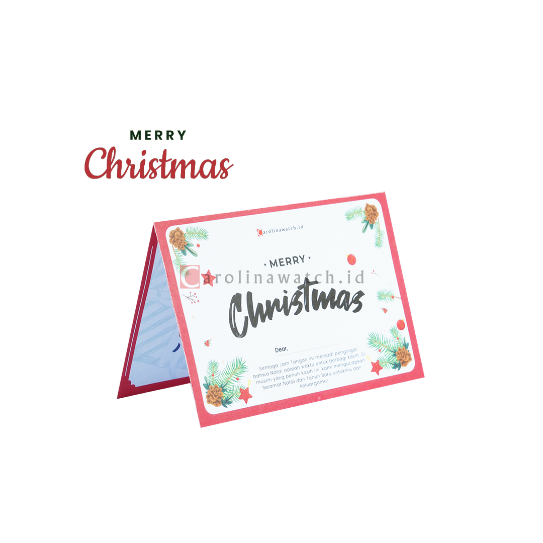 Kartu Ucapan / Greeting Card CAROLINAWATCH.ID (Merry Christmas)