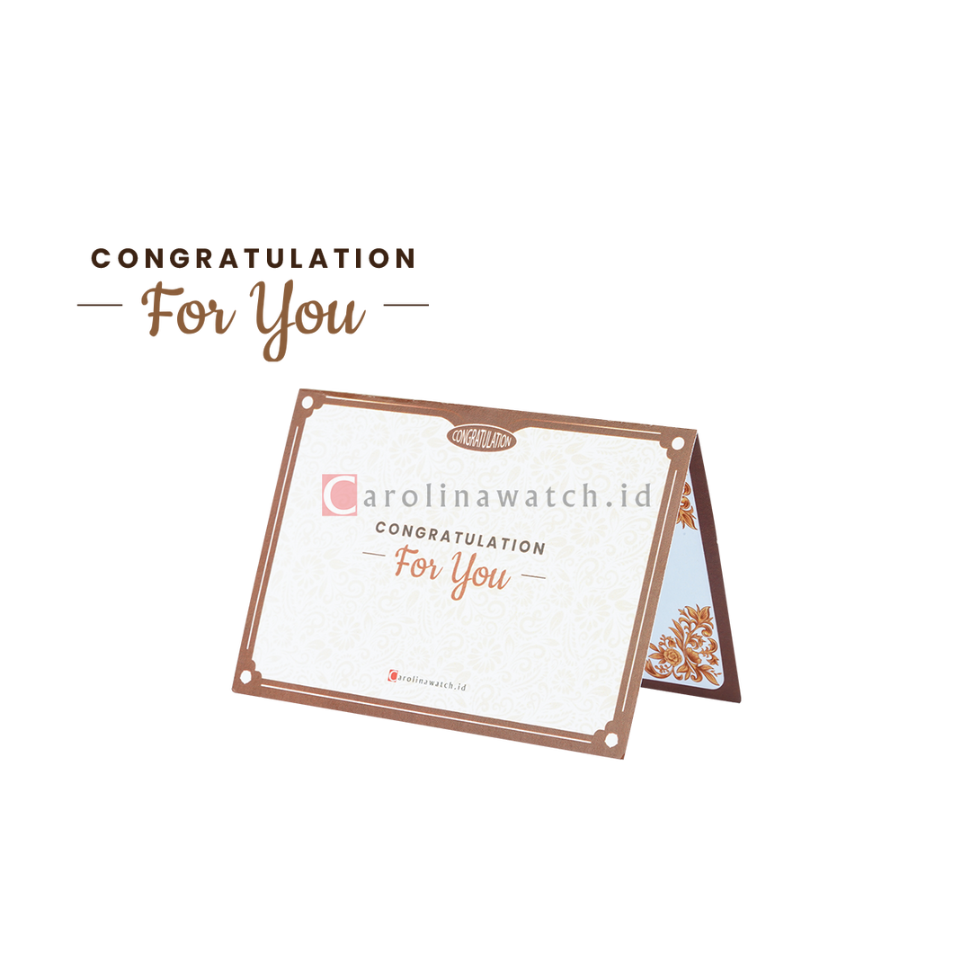 Kartu Ucapan / Greeting Card CAROLINAWATCH.ID (Congratulation)