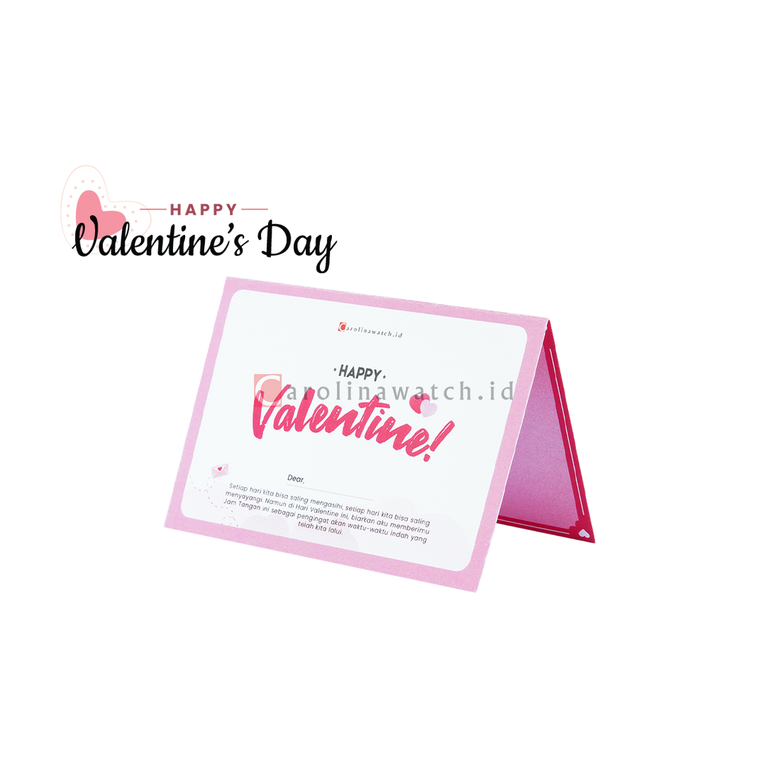 Kartu Ucapan / Greeting Card CAROLINAWATCH.ID (Happy Valentine)