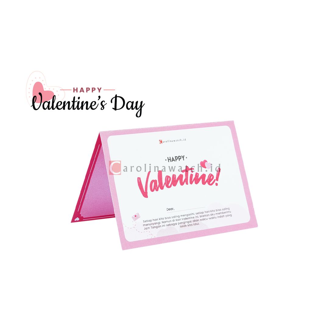 Kartu Ucapan / Greeting Card CAROLINAWATCH.ID (Happy Valentine)