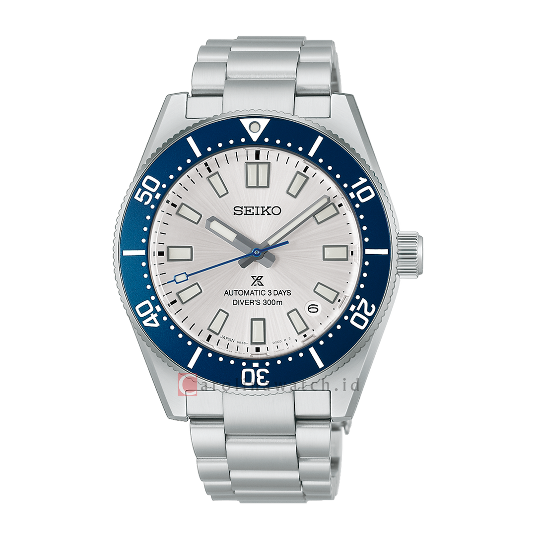 Jam Tangan Seiko Prospex Sea HBC005J1 145th Anniversary Men Silver Dial Stainless Steel Strap Limited Edition