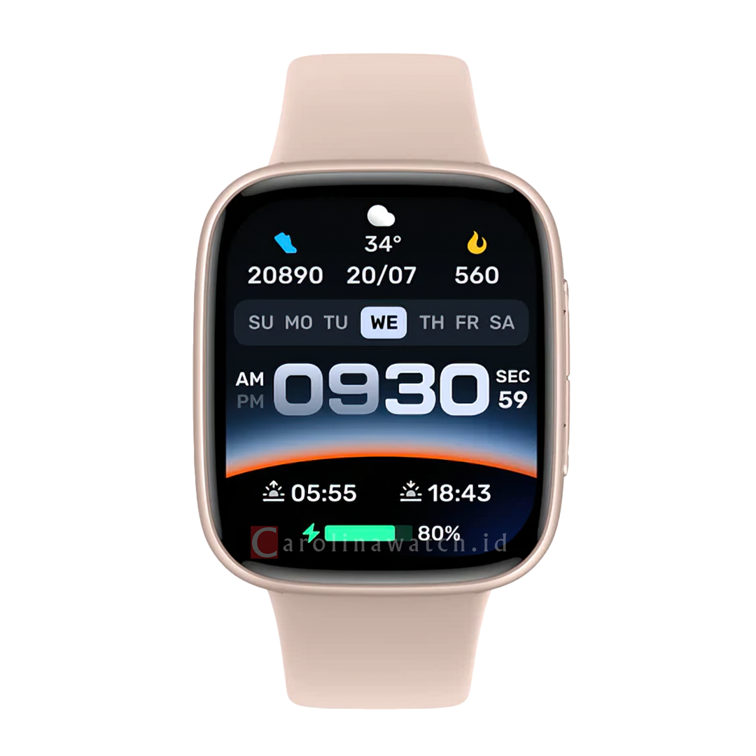 Jam Tangan IGear IGLU02 Unisex Lumi Smart Watch Pink Rubber Strap