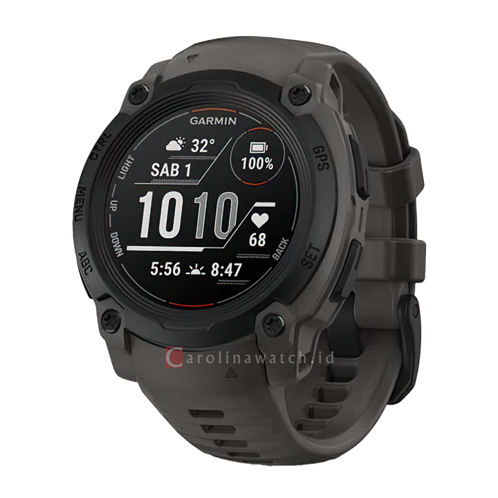 Jam Tangan Garmin Instinct E INSTINCTE40MMBLACKWCHARCOAL Unisex Rugged GPS Watch Black with Charcoal Band