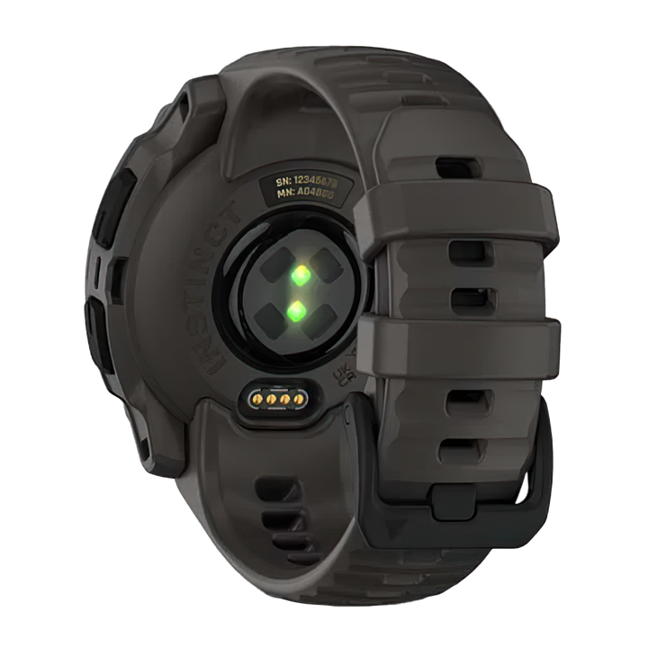 Jam Tangan Garmin Instinct E INSTINCTE40MMBLACKWCHARCOAL Unisex Rugged GPS Watch Black with Charcoal Band