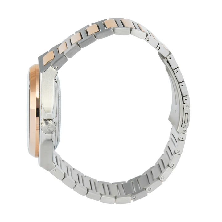 Jam Tangan Kenneth Cole KCWGY0065302 Men Automatic Skeleton Dial Dual Tone Stainless Steel Strap