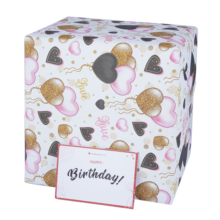 Kertas Kado Tambahan Jam Tangan + Free Kartu Ucapan Premium