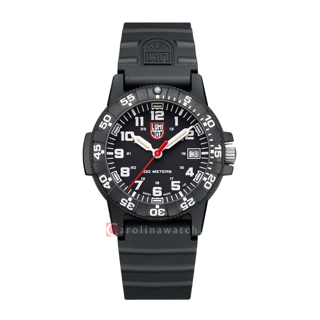 Jam Tangan LUMINOX Leatherback Sea Turtle Outdoor L-0301.L Men Dial Black Rubber Strap