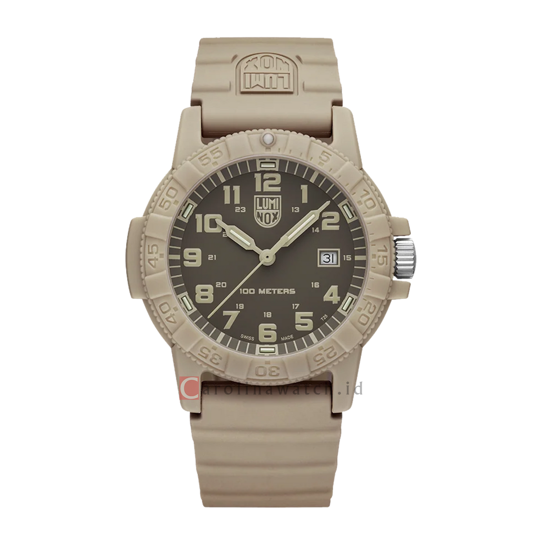 Jam Tangan LUMINOX Leatherback Sea Turtle Sand Turtle L-0326 Men Analog Dial Rubber Strap