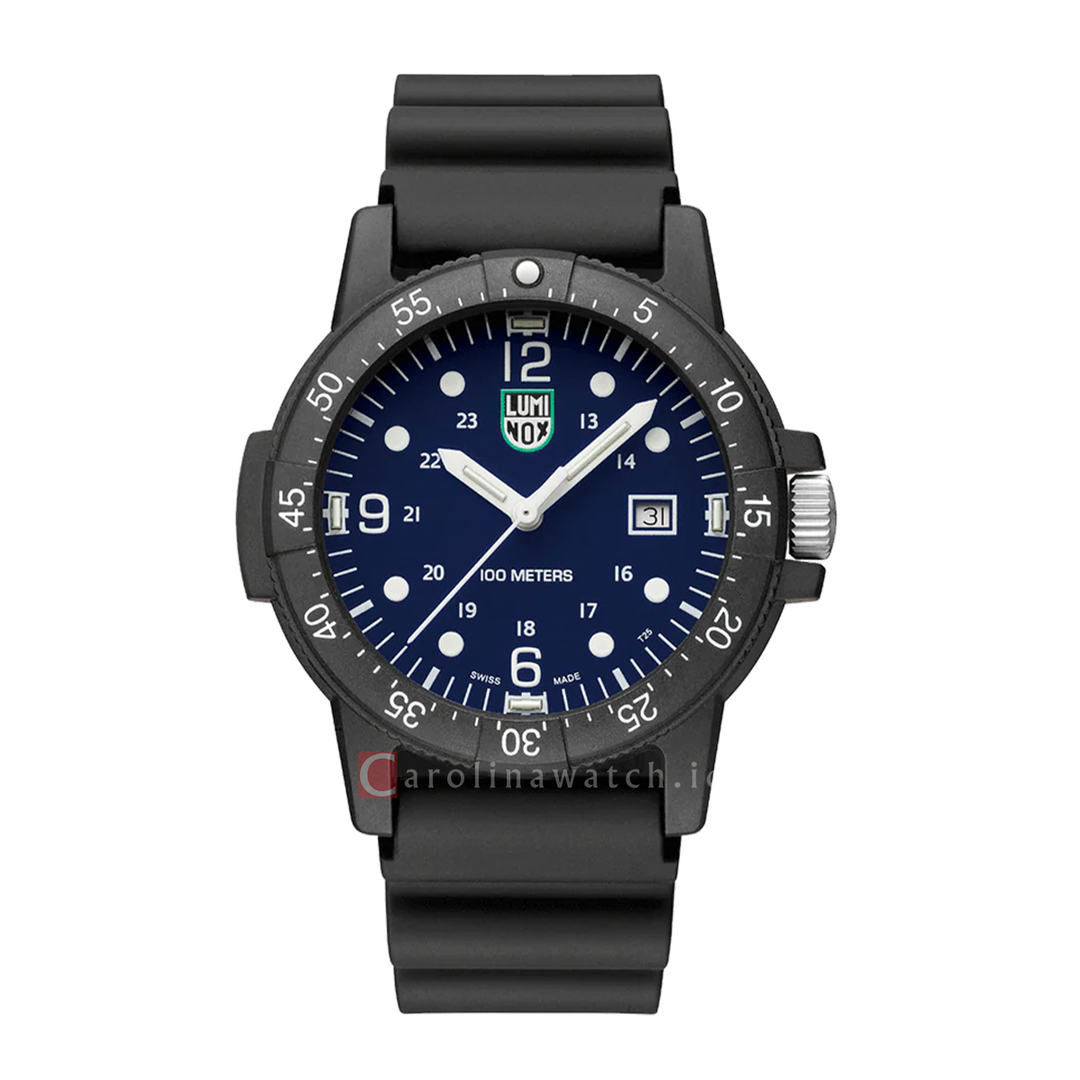 Jam Tangan LUMINOX Sea Bass Series L-2003 Men Black Dial Rubber Strap