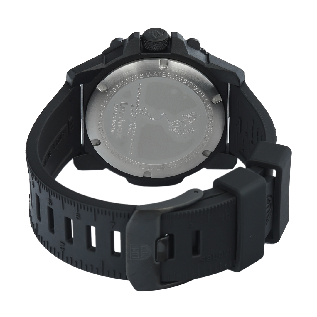 Jam Tangan LUMINOX KOPASKA L-3301.KOPASKA Men Grey Dial Black Rubber Strap Limited Edition