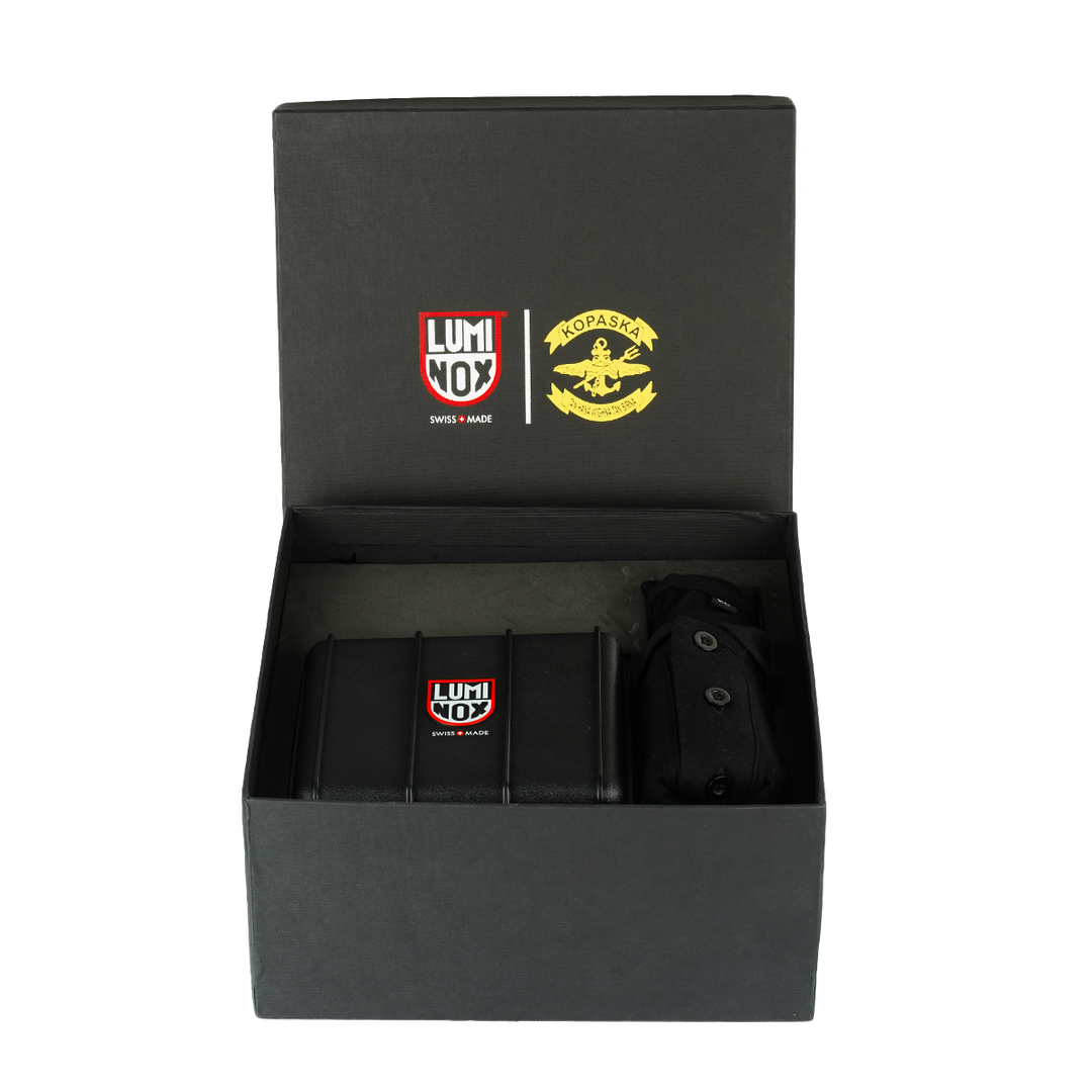 Jam Tangan LUMINOX KOPASKA L-3301.KOPASKA Men Grey Dial Black Rubber Strap Limited Edition