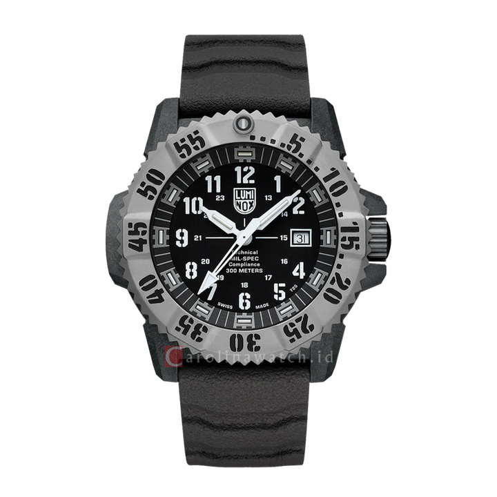 Jam Tangan LUMINOX MIL-SPEC inspired Military Watch L-3351.1.SET Men Black Dial Rubber Strap