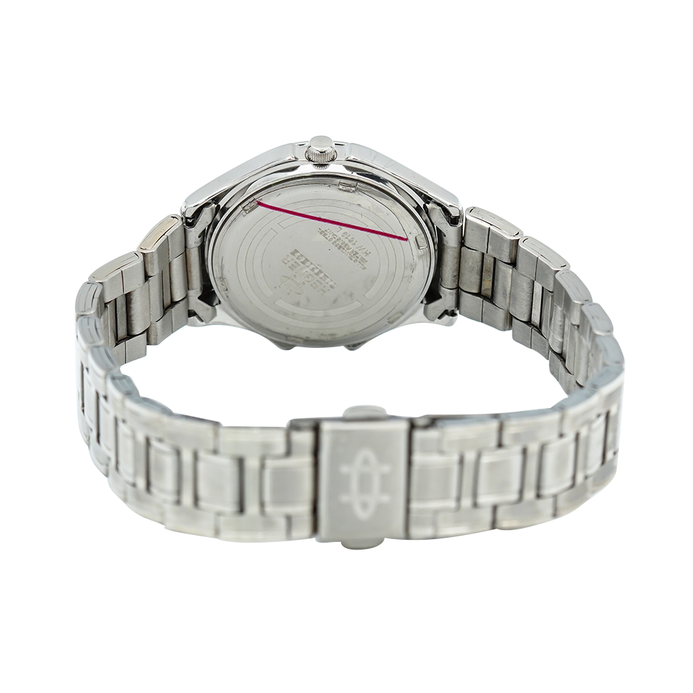 Jam Tangan Hegner L1619SSSL Women Silver Dial Stainless Steel Strap
