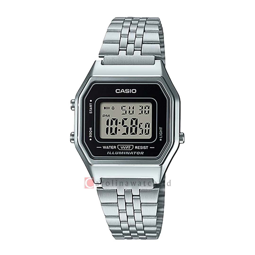 Jam Tangan Casio Vintage LA680WA-1D Unisex Digtal Dial Stainless Steel Band