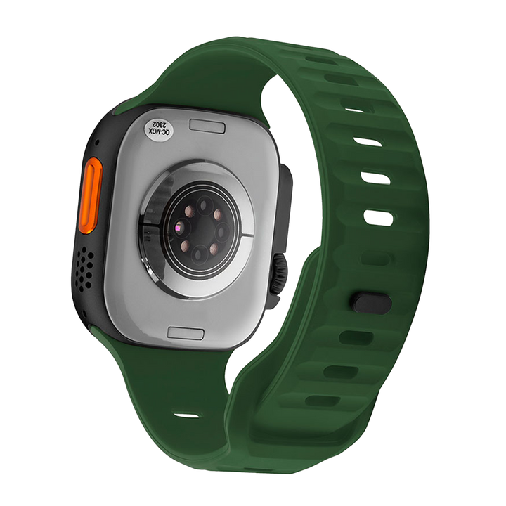 Jam Tangan LEE COOPER Smartwatch LC.SM.3.04 Unisex Digital Dial Green Rubber Strap
