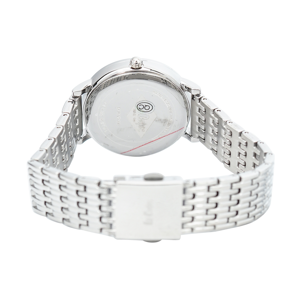 Jam Tangan LEE COOPER LC06375.330 Women White Dial Stainless Steel Strap