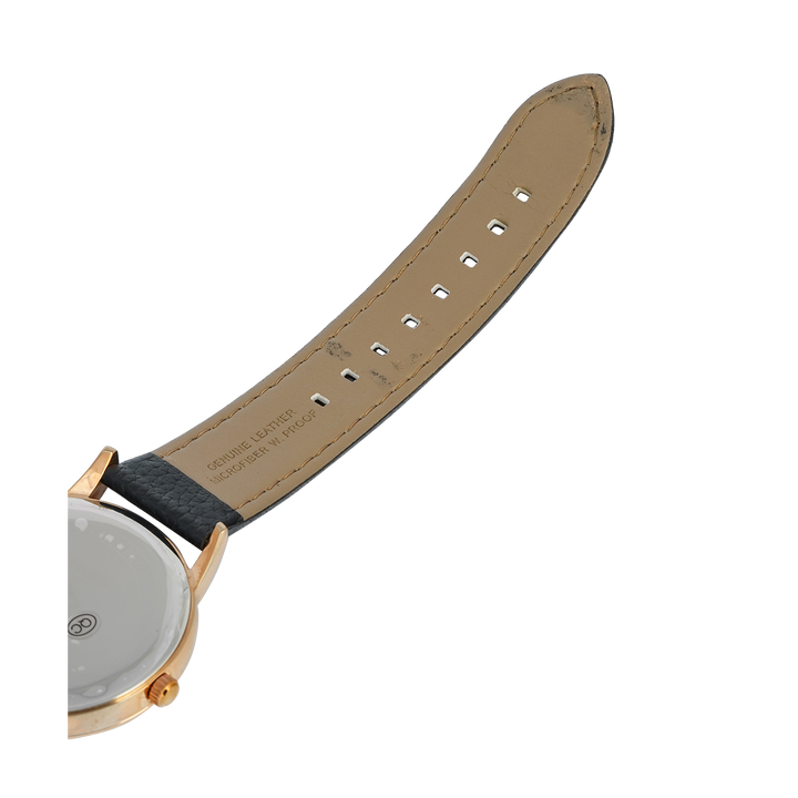 Jam Tangan LEE COOPER LC06673.431 Men White Dial Black Leather Strap