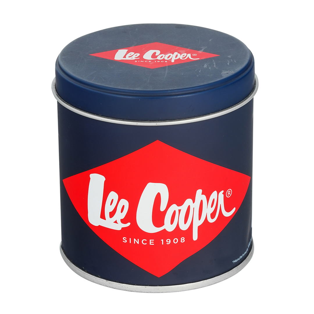 Jam Tangan LEE COOPER LC06673.431 Men White Dial Black Leather Strap