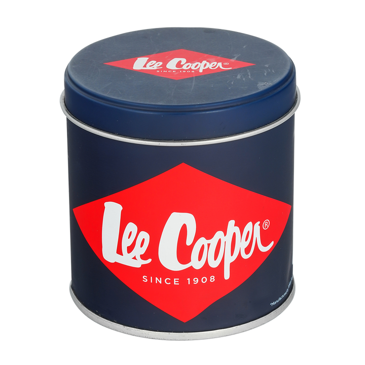 Jam Tangan LEE COOPER LC06673.431 Men White Dial Black Leather Strap