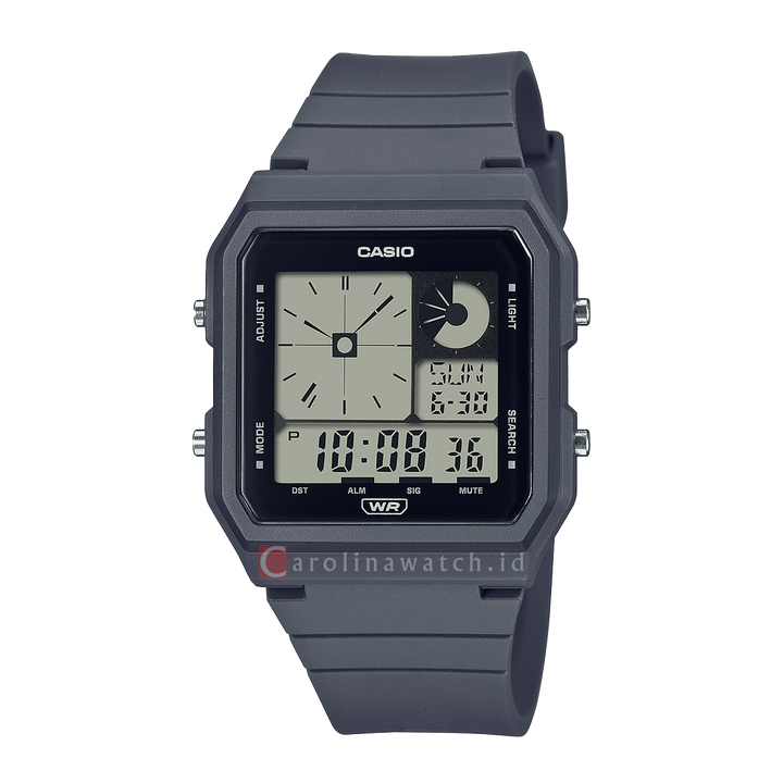 Jam Tangan Casio General Pop Series LF-20W-8A2 Unisex Slate Grey Resin Band