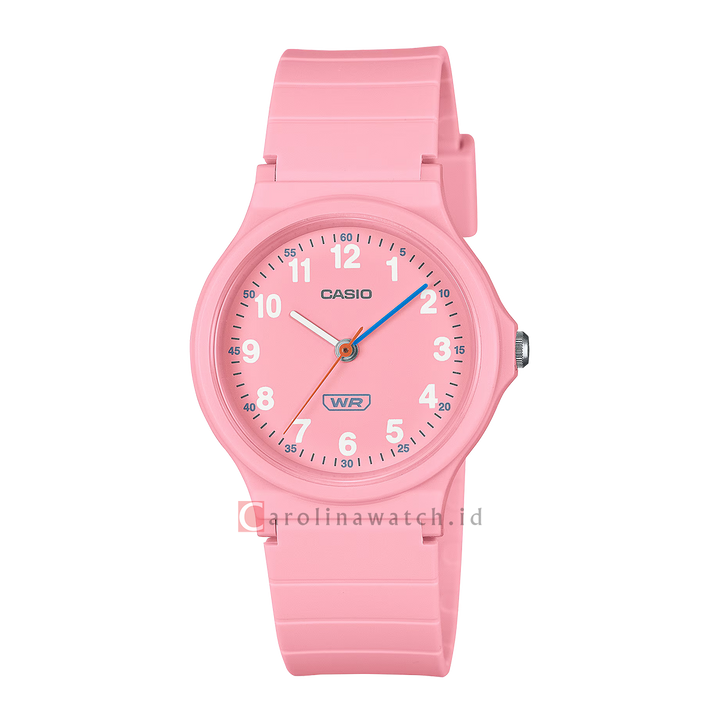 Jam Tangan Casio POP LQ-24B-4B Women Pink Dial Pink Resin Band