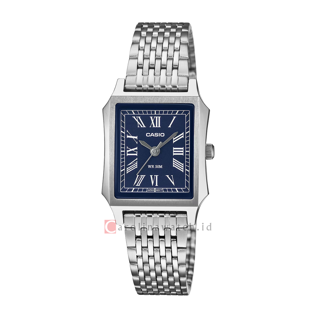 Jam Tangan Casio Standard LTP-B190D-2B Women Analog Dial Stainless Steel Band