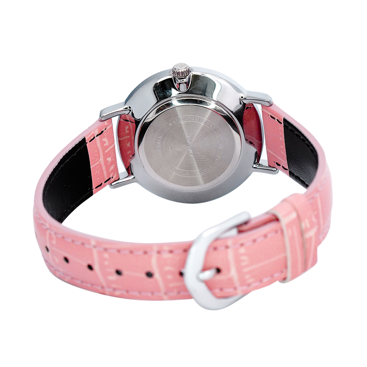 Jam Tangan Casio General LTP-VT01L-4B Women Pink Leather Band