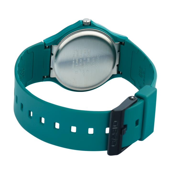 Jam Tangan Casio MQ-24B-3B Women Green Dial Green Resin Band