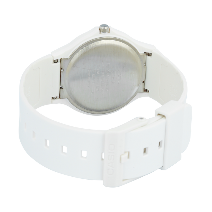 Jam Tangan Casio MQ-24B-7B Women White Dial White Resin Band