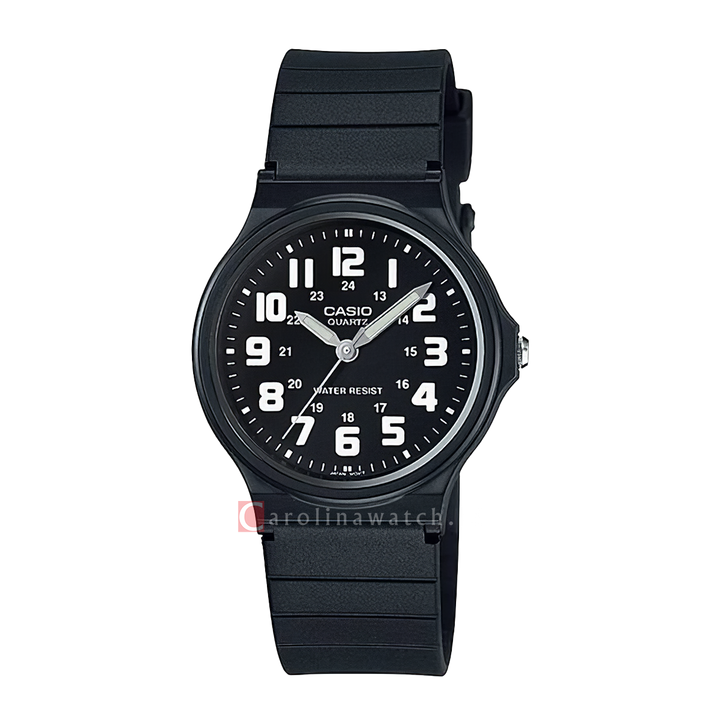 Jam Tangan Casio MQ-71-1B Men Black Dial Black Resin Band