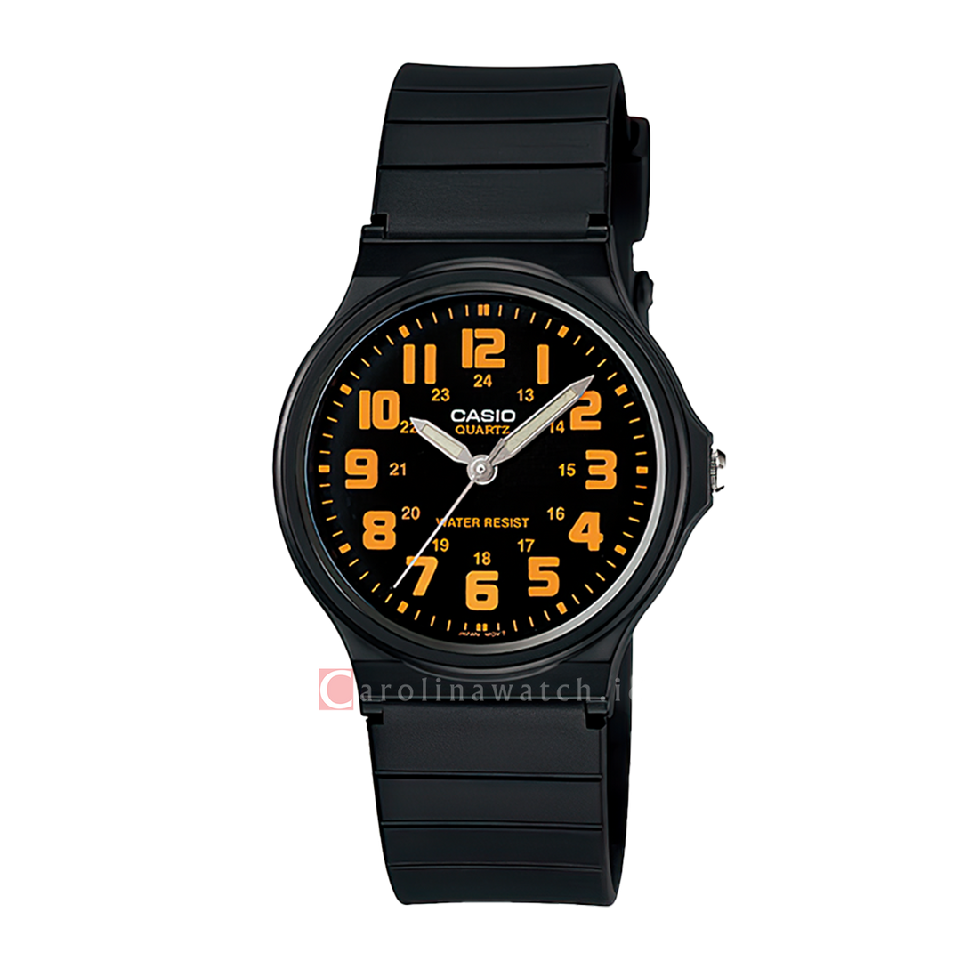 Jam Tangan Casio MQ-71-4B Men Black Dial Black Resin Band