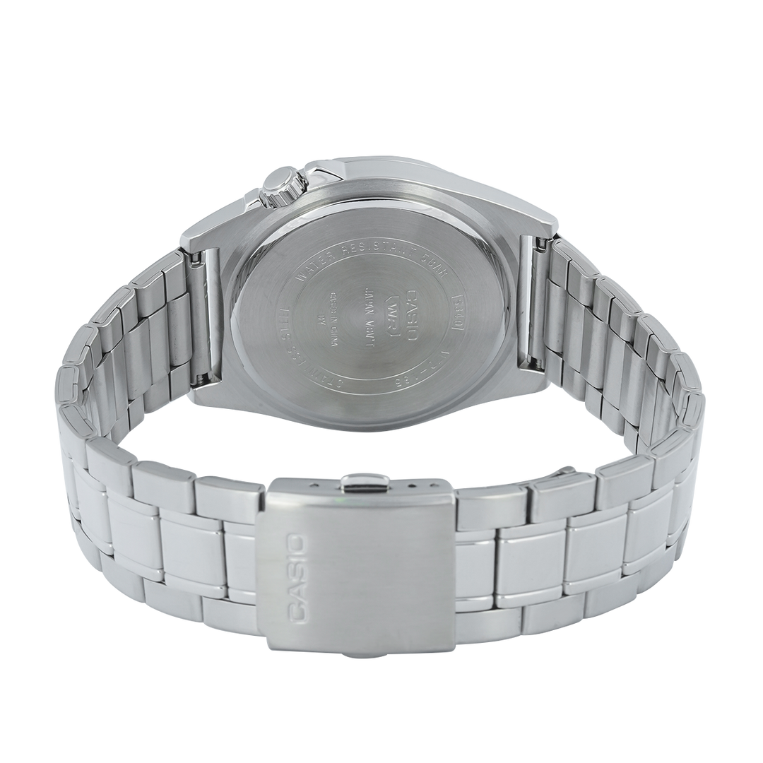 Jam Tangan Casio Standard MTD-135D-7A Men White Dial Stainless Steel Band