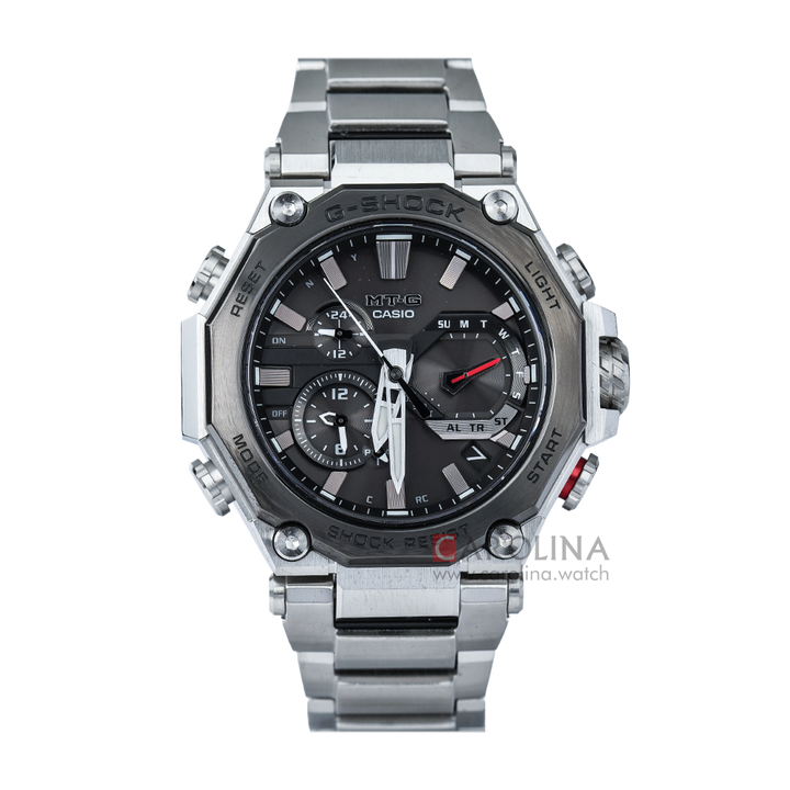 Jam Tangan CASIO G SHOCK MTG-B2000D-1A Men Tough Solar Triple G Resist Black Dial Composite Band