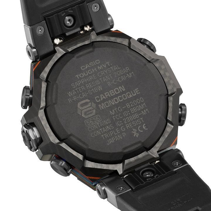 Jam Tangan CASIO G SHOCK MTG-B2000YR-1A 'City Illumination' Limited Edition Men Black Dial Black Resin Band