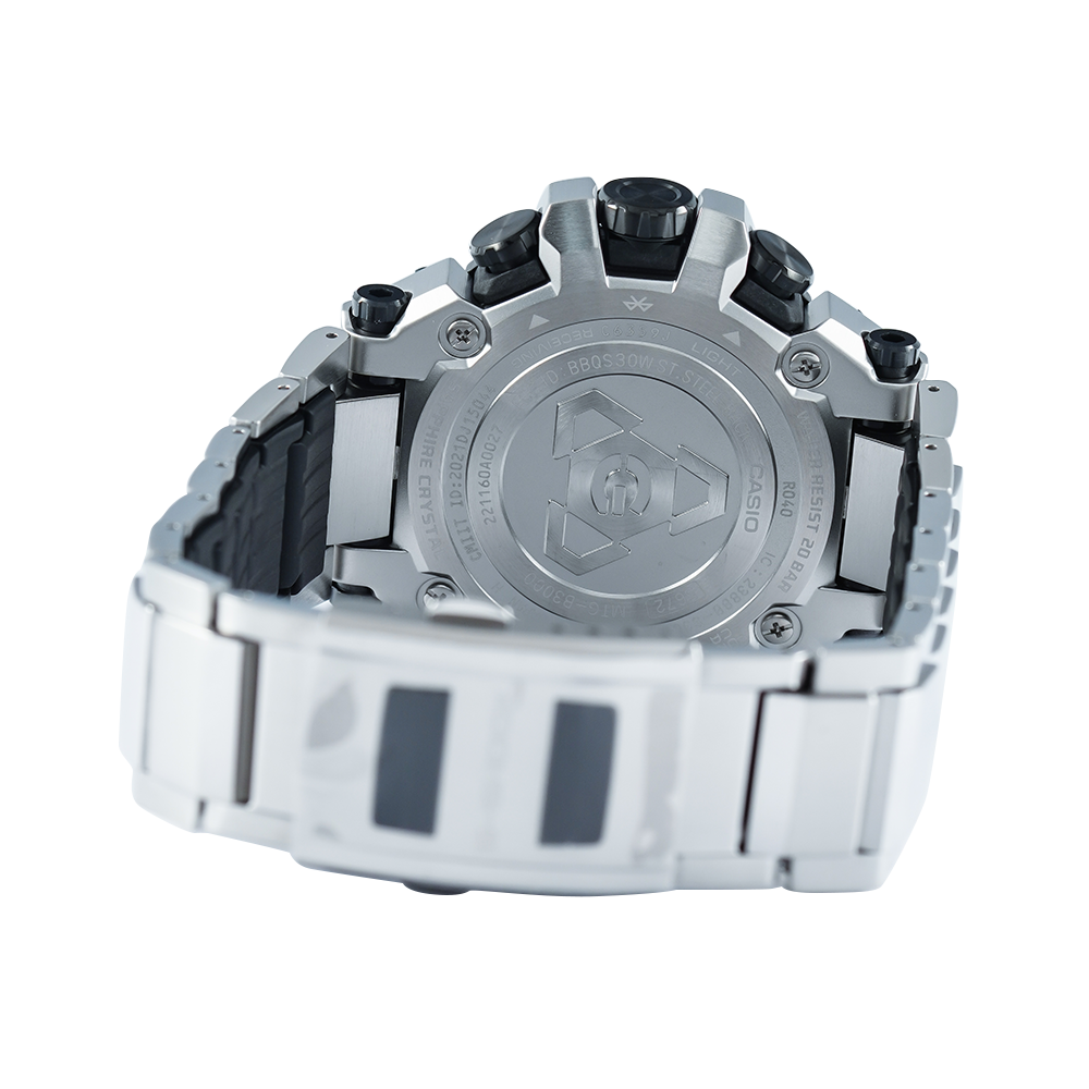 Jam Tangan Casio G-Shock MTG-B3000D-1A Men Black Dial Stainless Steel Band