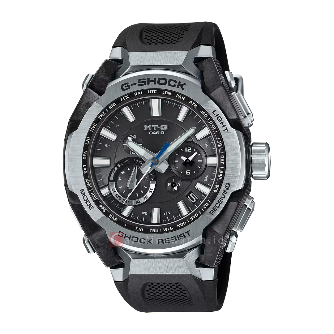 Jam Tangan CASIO G SHOCK MTG-B4000-1A Men Black Dial Black Resin Band