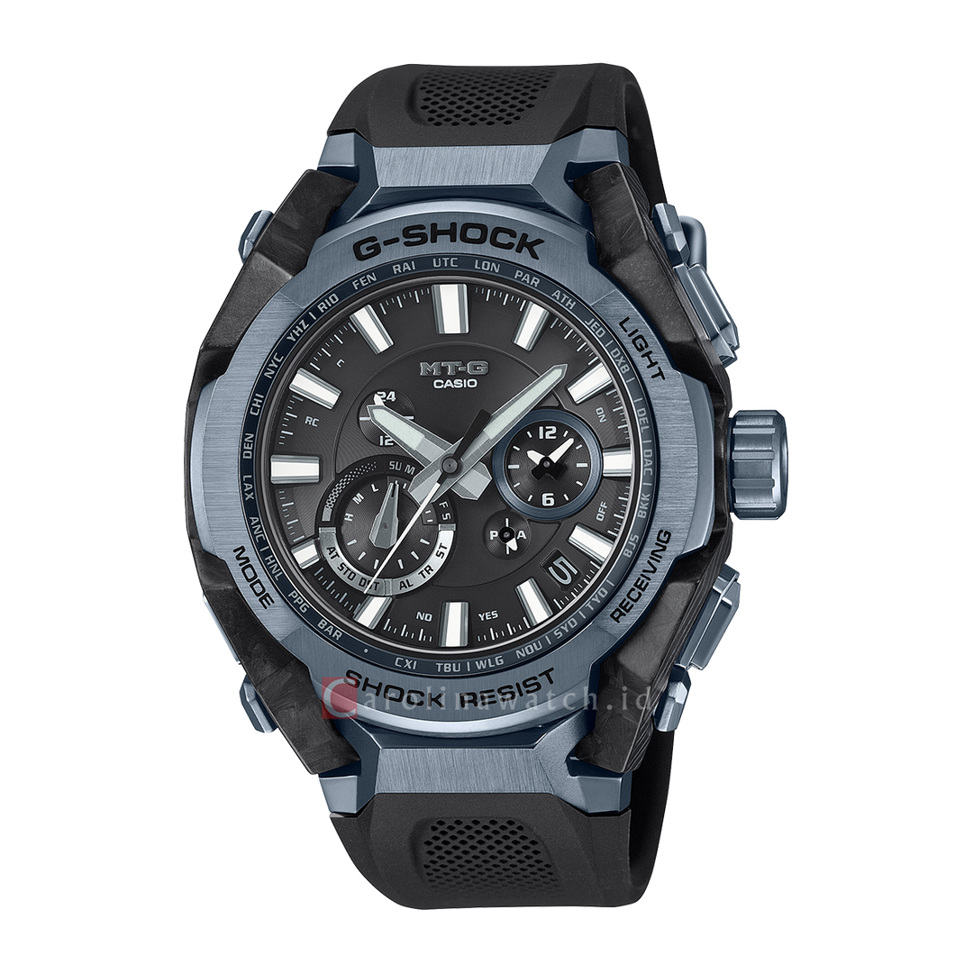 Jam Tangan CASIO G SHOCK MTG-B4000B-1A2 Men Black Dial Black Resin Band
