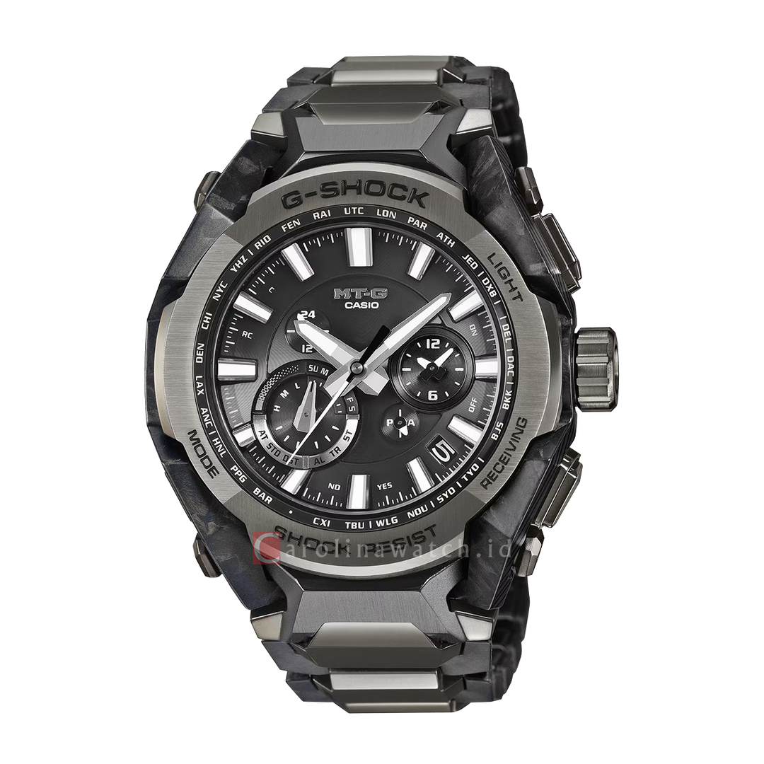 Jam Tangan Casio G-Shock MT-G MTG-B4000BD-1A Men Black Dial Layered Composite Band