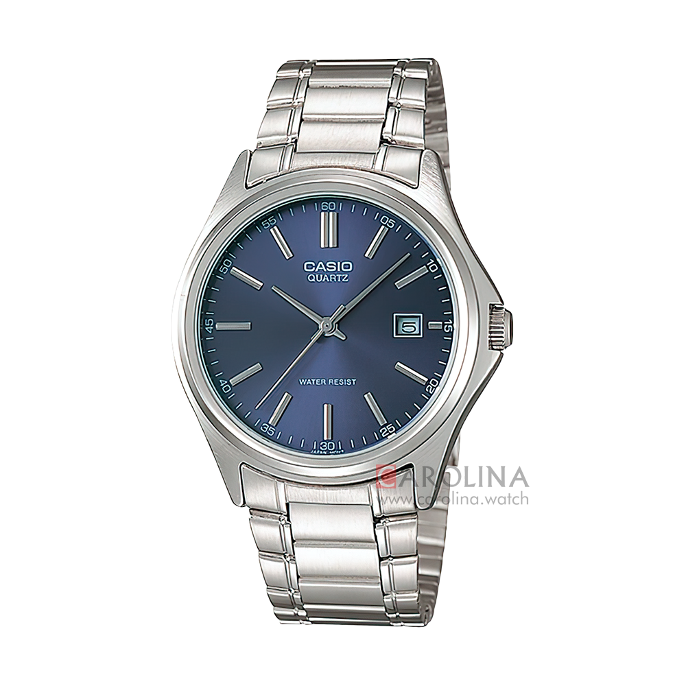 Jam Tangan Casio MTP-1183A-2A Men Blue Dial Stainless Steel Band