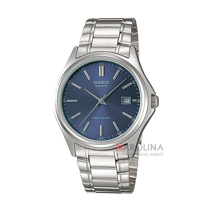 Jam Tangan Casio MTP-1183A-2A Men Blue Dial Stainless Steel Band